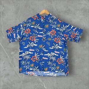 Reyn Spooner University Of Florida Gators Size XL Hawaiian Rayon Button T-Shirt